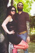 couple homme femme rock tatoué mode