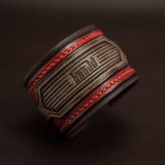 bracelet rock cuir homme custom 03