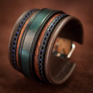 bracelet-cuir-bleu
